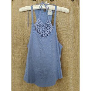 Free People Blue Knit Free People Tank
